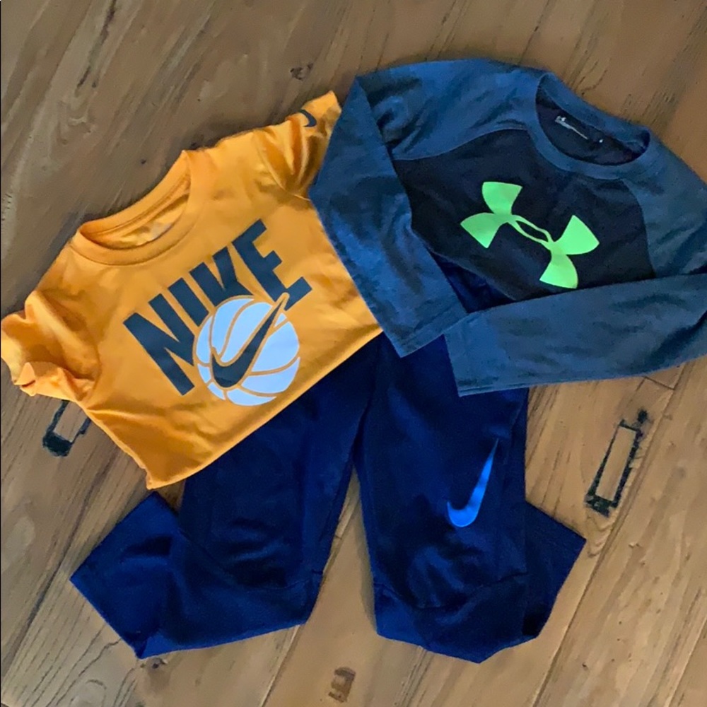 Gently uses Boys sz6 Nike/Under Armour Bundle Sz6